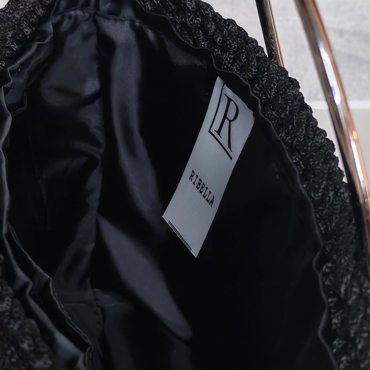 „Harmónia” kézitáska - fekete-fehér